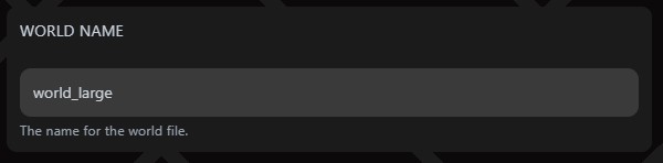 How do I change the world size on a Terraria server? 4 World name